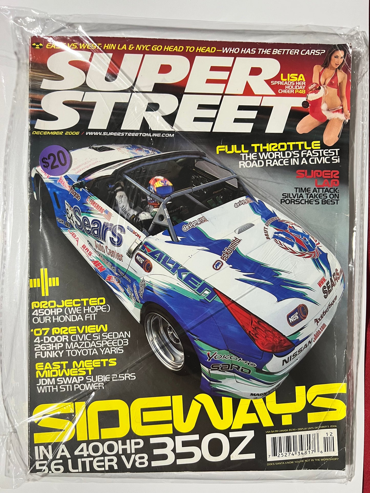 Super Street December 2006 "Sideways" Nissan 350Z