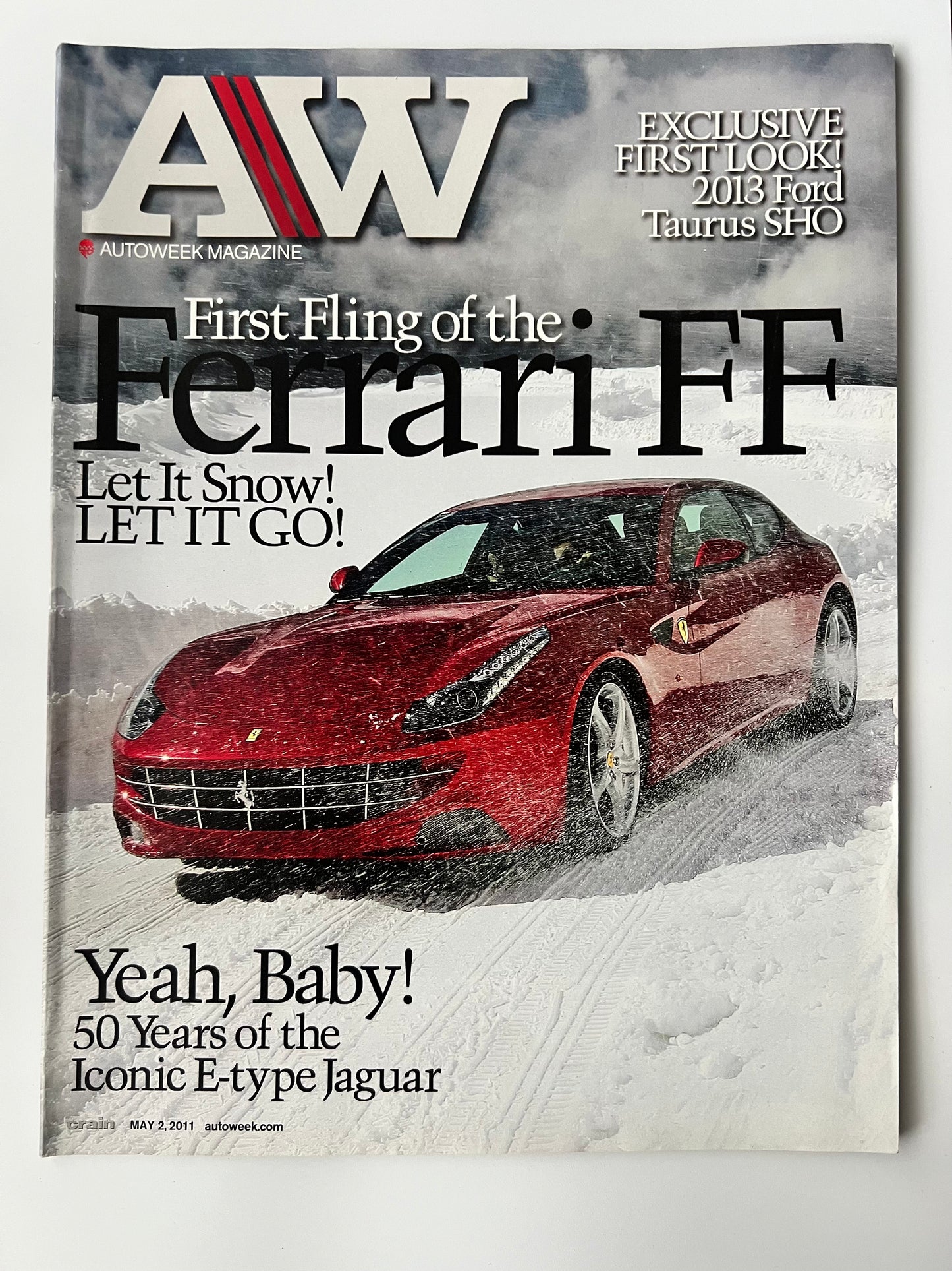 AutoWeek May 2 2011 "Let it Snow! LET IT GO!" Ferrari FF