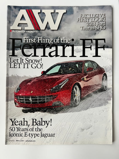 AutoWeek May 2 2011 "Let it Snow! LET IT GO!" Ferrari FF