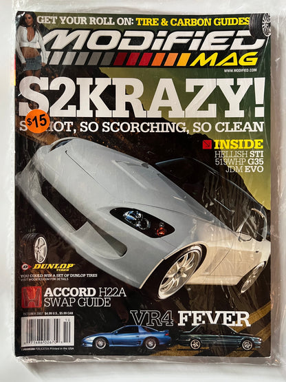 Modified Mag October 2007 "S2KRAZY" Honda S2000