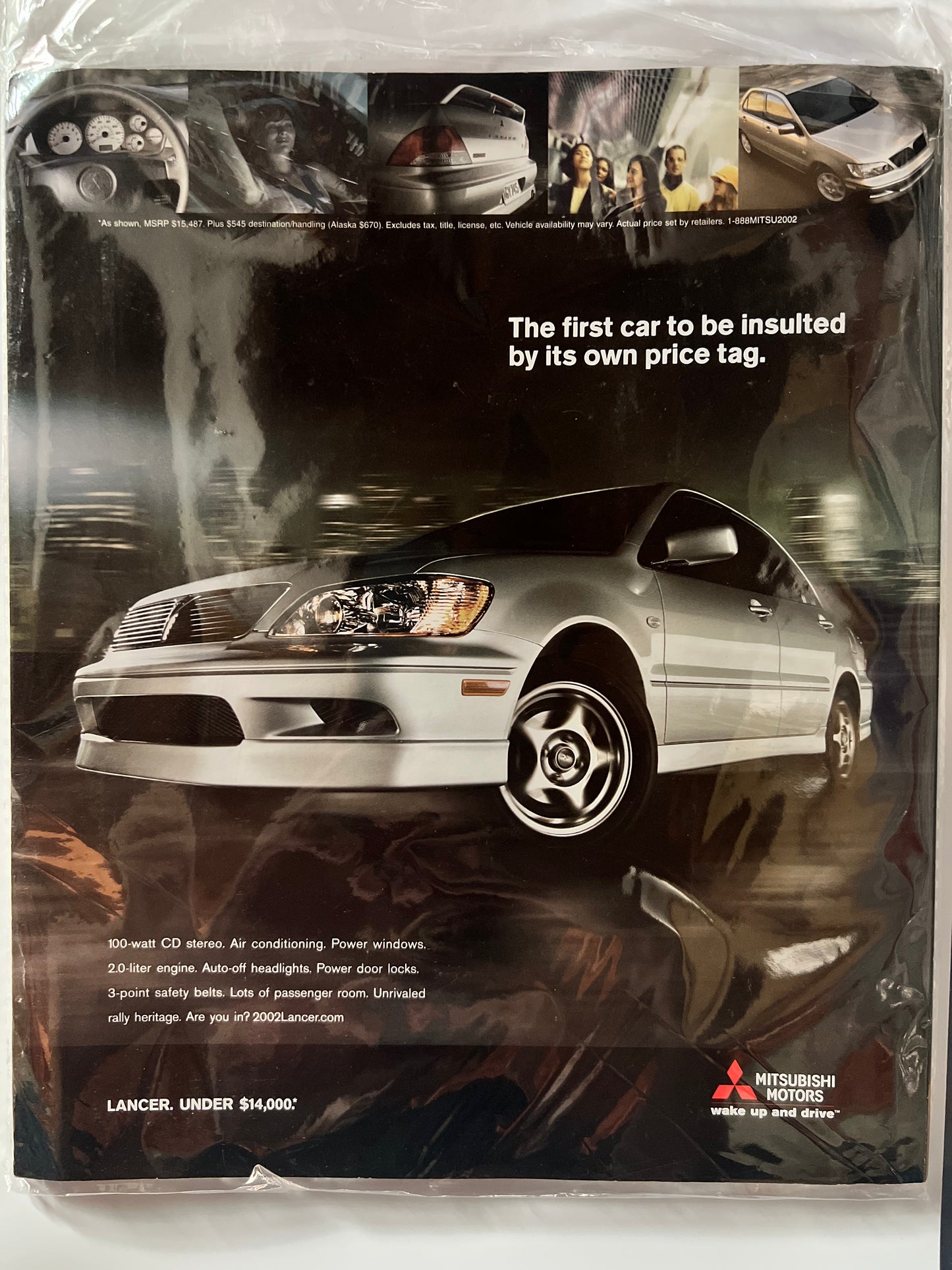 Road&Track December 2001 "The Legendary Z Returns" Nissan 350Z