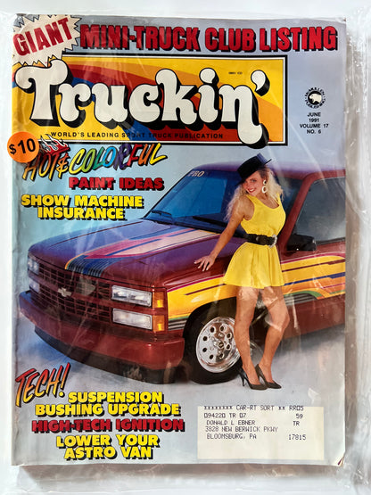 Truckin' June 1991 "Hot & Colorful" Chevy Silverado