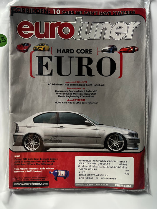 EuroTuner Febuary 2003 "Hard Core Euro" AC Schnitzer ACS3 C30 Compact
